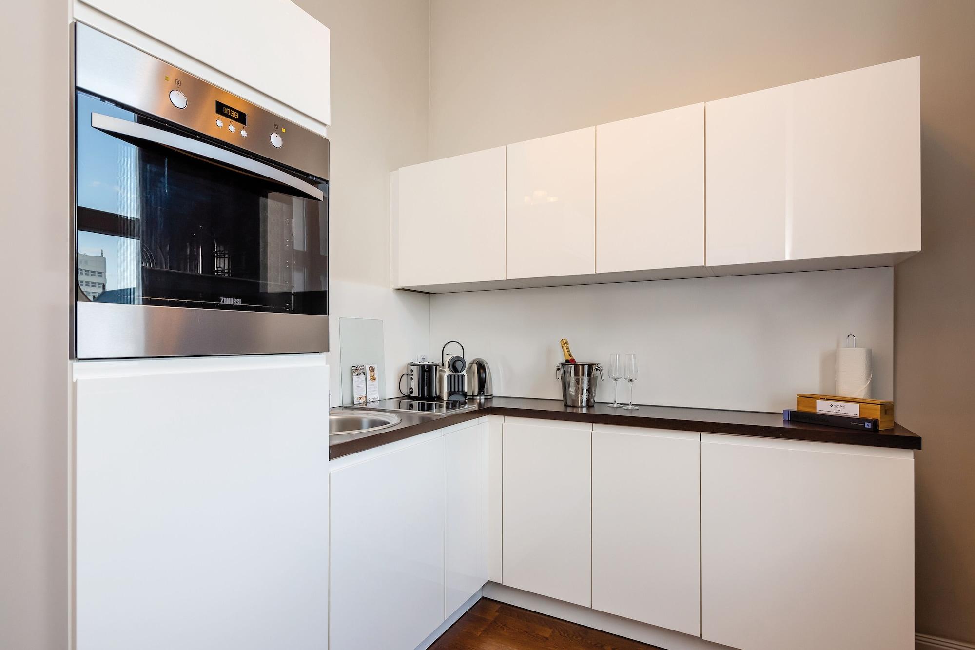 ברלין Arabel Design Apartments מראה חיצוני תמונה A modern kitchen