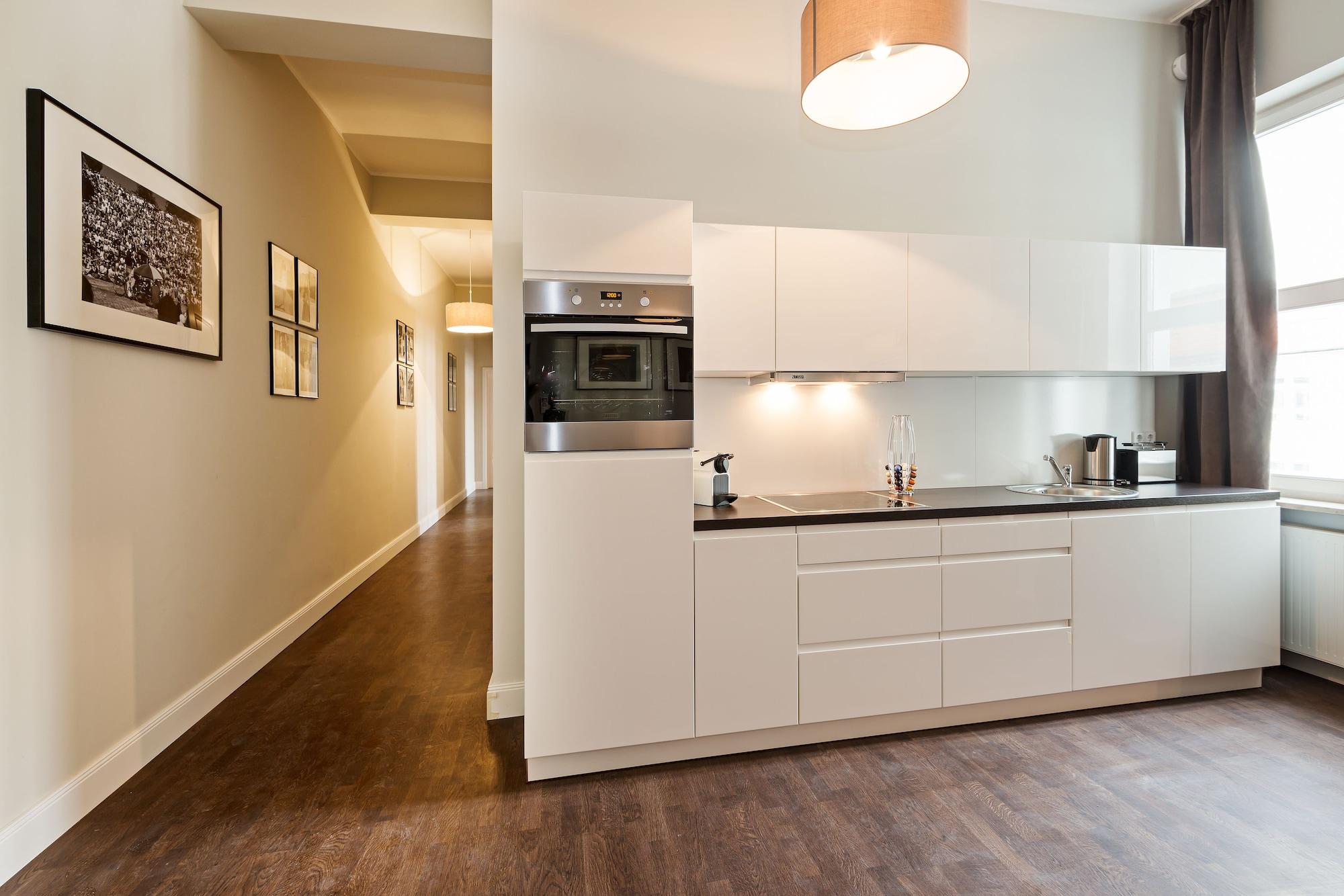 ברלין Arabel Design Apartments מראה חיצוני תמונה A typical apartment kitchen