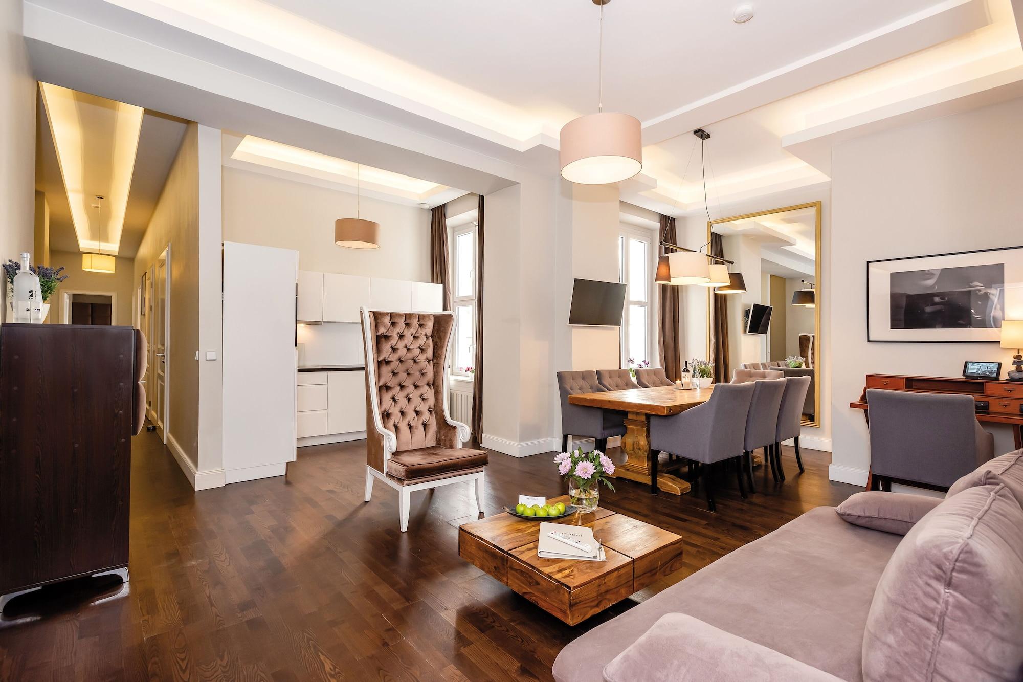 ברלין Arabel Design Apartments מראה חיצוני תמונה Interior of a serviced apartment in Warsaw, Poland