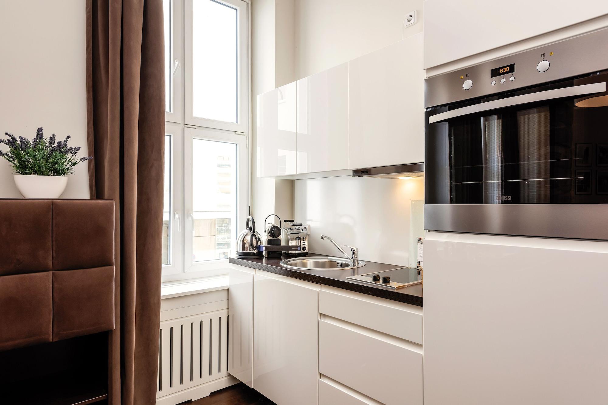 ברלין Arabel Design Apartments מראה חיצוני תמונה A modern kitchen